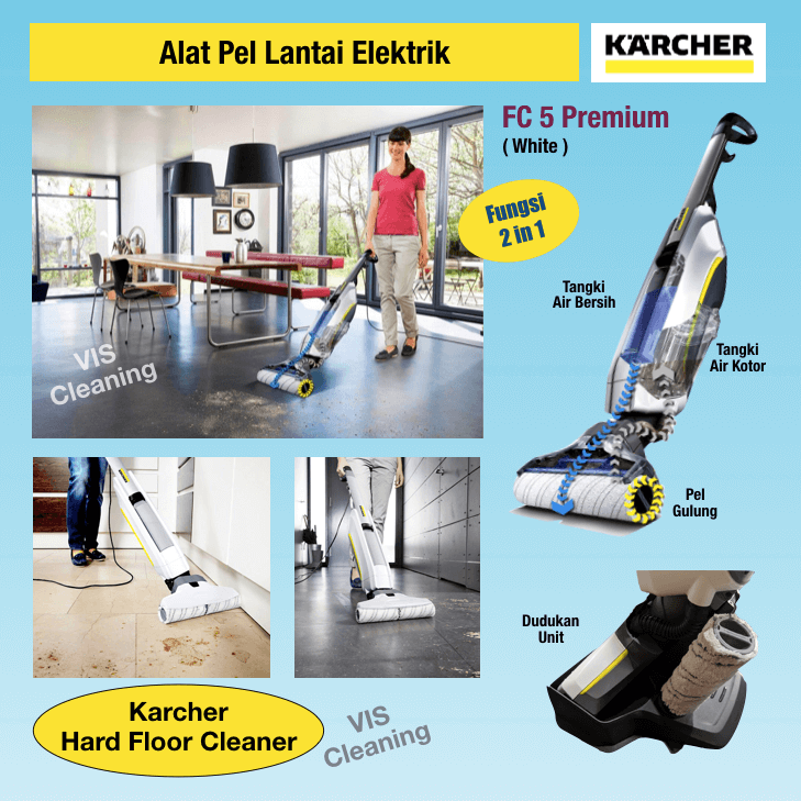 Alat Pel Elektrik Karcher FC 5 Premium 